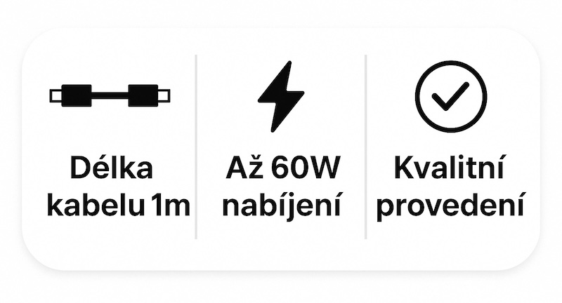 vyhody produktu kabel clearo USB-C